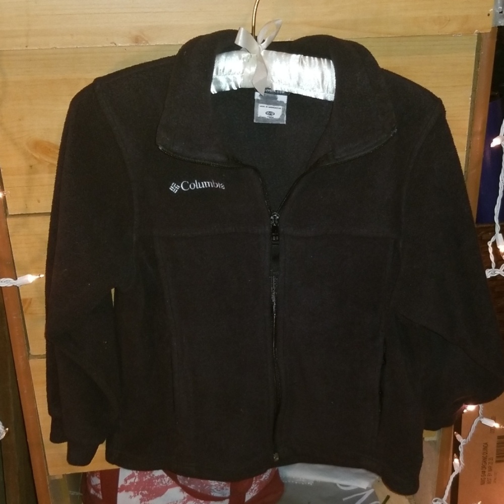 Fleece zip up coat